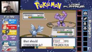 Pokemon Light Platinum Lets Play Pt 20 Enermy Town Mt Shuem [upl. by Krishnah692]