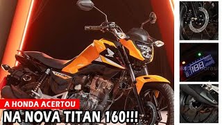 A HONDA ACERTOU VEJA MAIS ALGUNS DETALHES DA NOVA TITAN 160 2025 [upl. by Antoinette]