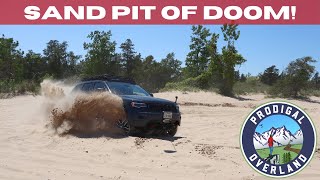 Jeep Grand Cherokee Trailhawk  Off Road at Silver Lake Sand Dunes [upl. by Nwahsad394]