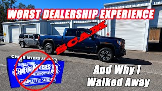 The WORST Dealership Experience SCAM  Why I Walked Away from Buying a GMC 2500HD AT4 [upl. by Screens]