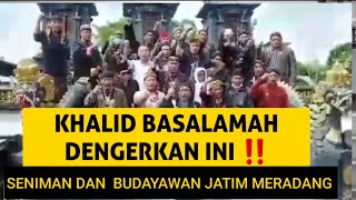 GELOMBANG PROTES KE KHALID BASALAMAH ‼️ SENIMAN WAYANG JATIM MERADANG ‼️ [upl. by Brantley]