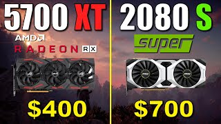 RTX 2080 Super vs RX 5700 XT  Test with New Drivers [upl. by Ykcim]