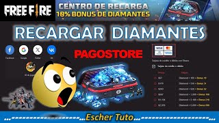 Cómo RECARGAR 💎DIAMANTES💎 por PagoStore para Free Fire  2023 [upl. by Sadira]