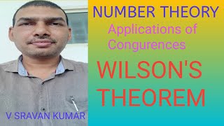 WILSONS THEOREM IN TELUGU [upl. by Atinrehs]