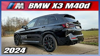 BMW X3 M40d  340 PS  Diesel  Besser als der Benziner  Über 1000 km Reichweite [upl. by Ymmaj]