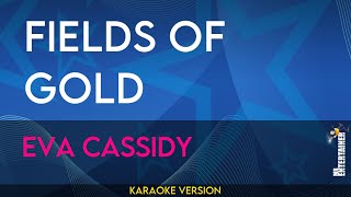 Fields Of Gold  Eva Cassidy KARAOKE [upl. by Resee]