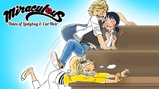 quotDESK BUDDIESquot Miraculous Ladybug Comic Dub [upl. by Yaner]