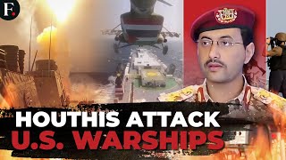 Yemens Houthis Attack US Warships in Red Sea Arabian Seas Pentagon Says No Damage [upl. by Roseline393]