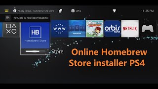 Online Homebrew Store installer PS4 [upl. by Yeslehc]