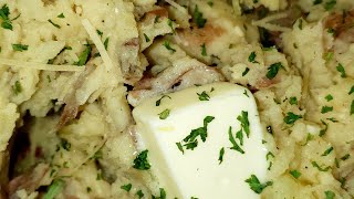 Garlic Parmesan Red Skinned Mashed Potatoes [upl. by Arved]