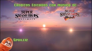 Spoiler Final de Super Smash Bros Ultimate Creditos Editados [upl. by Ahsert89]