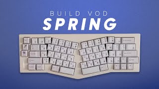 OwLabs SPRING Keyboard Build and Breakdown [upl. by Norrat]