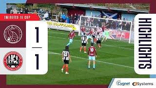 Taunton Town FC 1  1 Maidenhead United FC  Emirates FA Cup 4RQ  Match Highlights [upl. by Cleres]