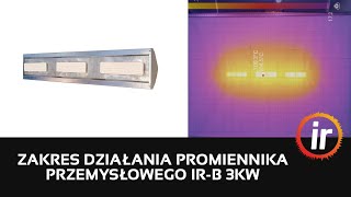 Zakres promieniowania podczerwonego w średniofalowym promienniku przemysłowym TERM2000 CERINDIR [upl. by Licht]