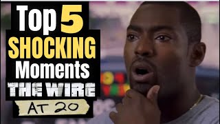 The Wire Top Moments The Wire’s Most Shocking Moments Avon Barksdale Stringer Bell [upl. by Stormie]