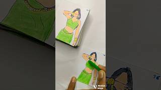 Aaj ki Raat 💃flipbook newsong shorts artistajit aajkiraat art drawing viralvideo [upl. by Kondon73]