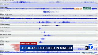 30magnitude earthquake strikes near Malibu USGS says [upl. by Jamil]