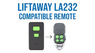 Liftaway LA232 Compatible Remote Video Description [upl. by Ellehcil]