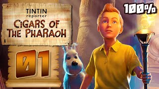 Tintin Reporter Cigars of the Pharaoh Walkthrough Part 1 PS5 100 MS Epomeo [upl. by Aelat]