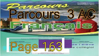 Parcours français 3AC page 163 édition 2024 Utiliser lexpression de la condition page 163 [upl. by Aicen]