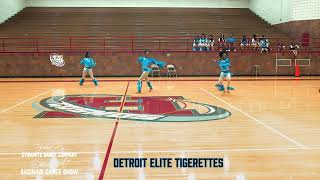 Detroit Elite Tigerettes  Trio Battle  Detroit MI  Majorette Competition [upl. by Aslehc]