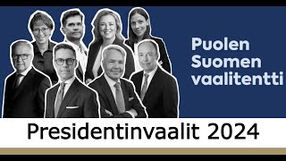 Puolen Suomen vaalitentti 121  Presidentinvaalit 2024 [upl. by Aniale92]