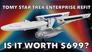 TOMY Star Trek Enterprise Refit Diecast 1350 Scale  Is It Worth 699 [upl. by Dnalevelc]