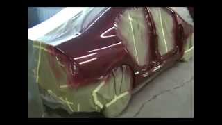 painting a honda cvic GenRock basecoat [upl. by Terraj]