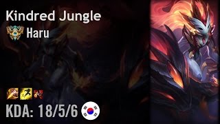 Kindred Jungle vs Lee Sin  Haru  KR Challenger Patch 610 [upl. by Dulcia]