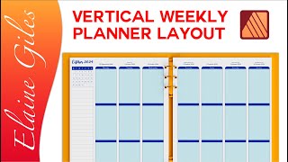 Create a Vertical Weekly Planner Layout in Affinity Publisher [upl. by Laamaj887]