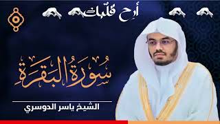 سورة البقرة كاملة القارئ الشيخ ياسر الدوسري 🌹🕋Surat AlBaqarah Quran Recitation [upl. by Incrocci]