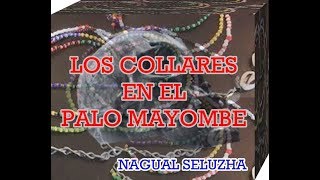 COLLARES EN PALO MAYOMBE COLLAR DE BANDERA [upl. by Einapets769]