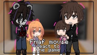 Fnaf Movie react to the game  Gacha Club  FNaF [upl. by Hut]