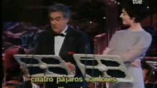 Placido Domingo amp Sissel sing carols 1 [upl. by Ahtibbat]