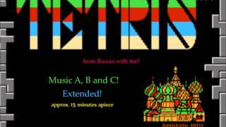 Tetris NES  Music A B and C Extended [upl. by Ralston]