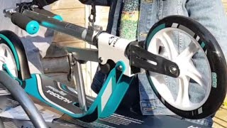 HUDORA BigWheel 205 Scooter Turquoise  Unboxing [upl. by Jacinda]