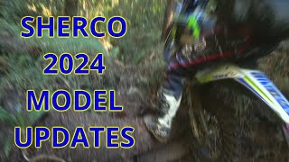 SHERCO 2024 MODEL UPDATES [upl. by Zetroc847]