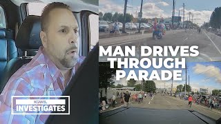 Extended dashcam video Portland man plows through Grand Floral Parade barricades [upl. by Jared]