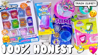 Target vs Walmart vs Ross Store Bought Slime Review 💖 3 slime [upl. by Cammy]