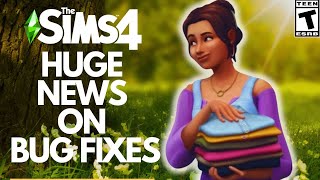 MAJOR Announcement Sims 4 Bug Fixes [upl. by Nesaj141]