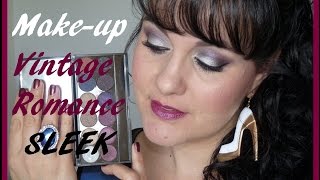 Tuto Maquillage dautomne Palette SLEEK Vintage Romance [upl. by Ecyal]