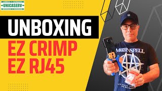 ðŸ¤©ðŸ¤© Unboxing UNICASERV Ferramentas de Rede EZ Crimp e Plugues RJ45 de Passagem ou Vazado Cat5e e Cat6 [upl. by Eads]