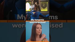 kira kosarin reacts to iconic thundermans fight scene shorts [upl. by Anuat]