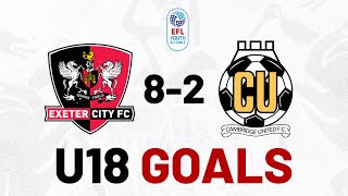 U18 Goals Exeter City 8 Cambridge United 2  Exeter City Football Club [upl. by Gilges]