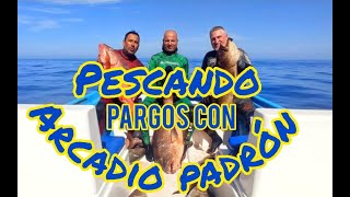 PESCA SUBMARINA DE PARGOS GIGANTES CON ARCADIO PADRON [upl. by Akirehc340]