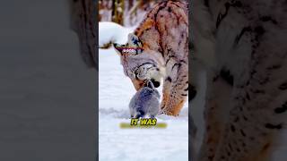 Eurasian lynx vs rabbit youtubeshorts arcticanimal shorts tiger tigershorts facts [upl. by Meeka]