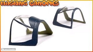 How to mask canopies easy and precise  plastic scale modelling tutorial [upl. by Esdnyl]