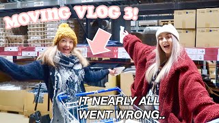 MOVING VLOG 3 It nearly all went wrong lol [upl. by Christabelle]