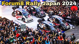 WRC RALLY JAPAN 2024  Toyota City Station Night Festival [upl. by Normie208]