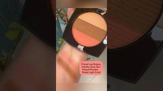 Chanel Les Beiges Healthy Glow SunKissed Powder Shade Light Coral [upl. by Ontine58]